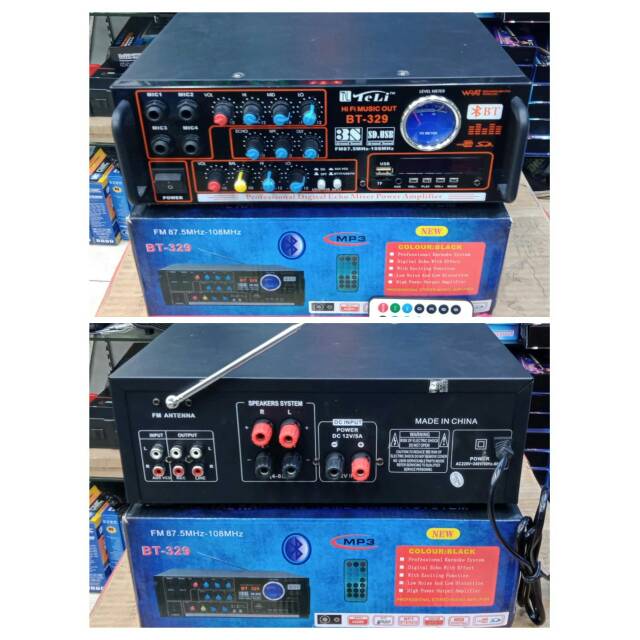 AMPLI KARAOKE TELI BT-329 Bluetooth