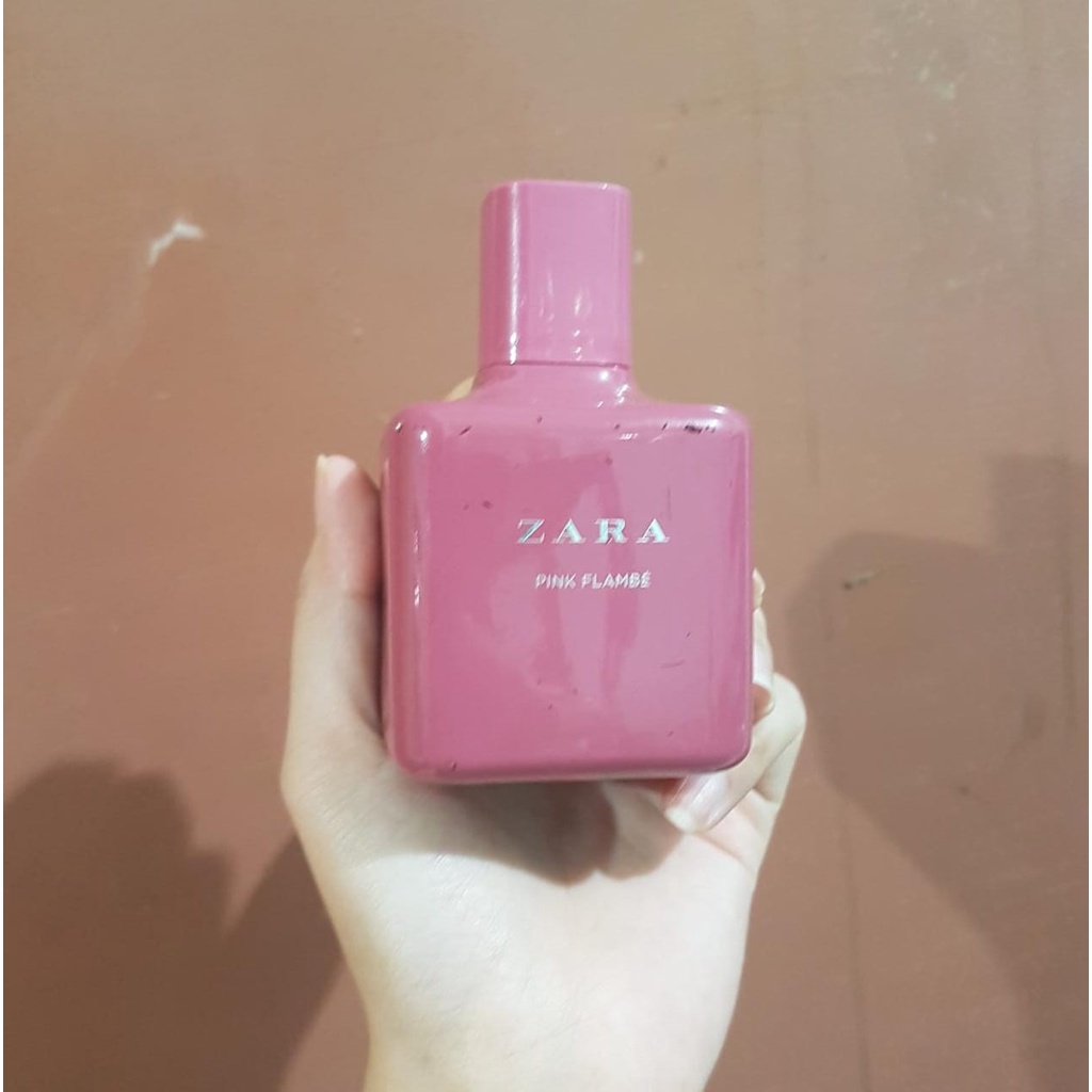 PERFUME ZARA PINK FLAMBE FOR WOMEN 100ML ORIGINAL NON BOX