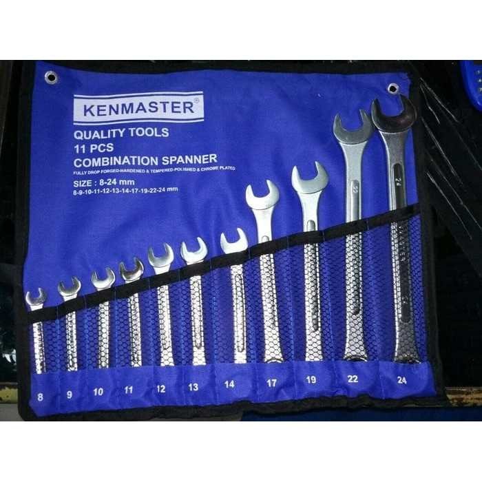 Home-Klik Kenmaster Kunci Ring Pas 11pcs 8mm - 24mm