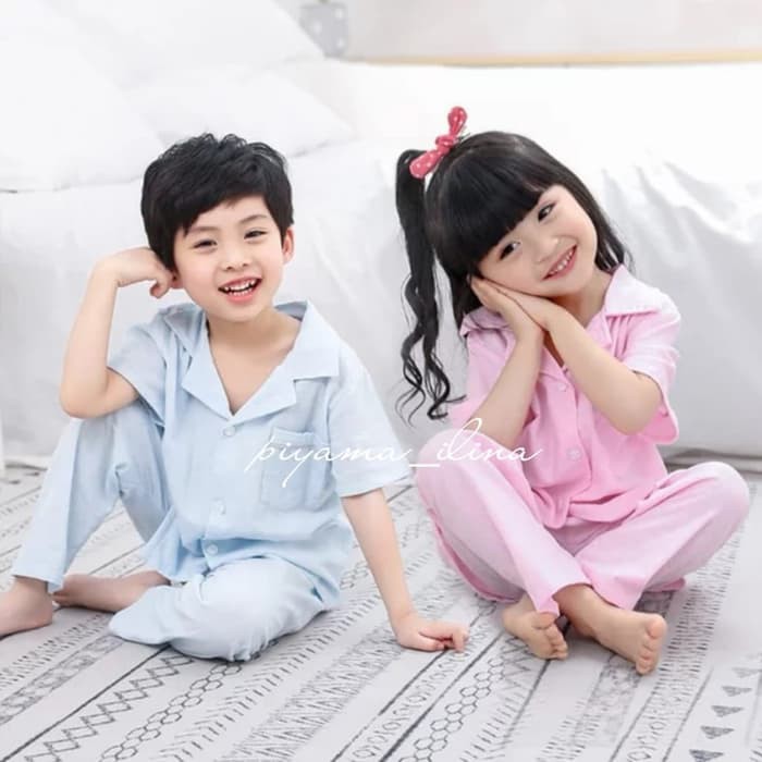 AN-34 piyama anak/ baju tidur anak Bahan Organik Premium