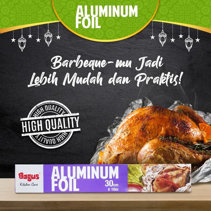 Bagus Aluminum Foil Size 30cm x 10m