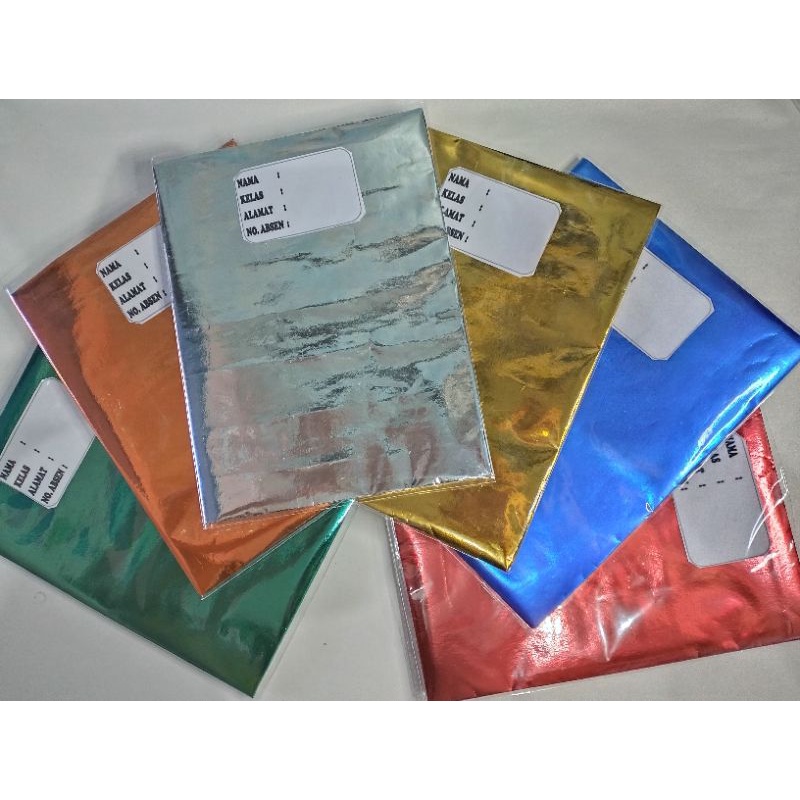 

1 SET BUKU TULIS BERSAMPUL GILAP/METALIK + BERSAMPUL PLASTIK 1 SET WARNA WARNI