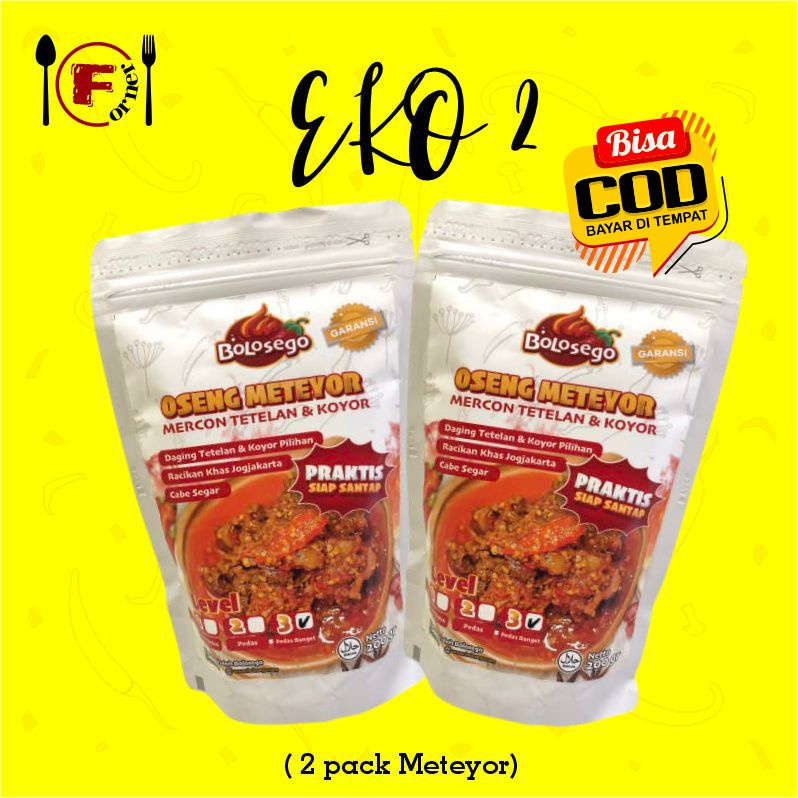 

EKO 2 METEYOR by Bolosego - BISA COD / mercon tetelan dan koyor / level pedas lengkap