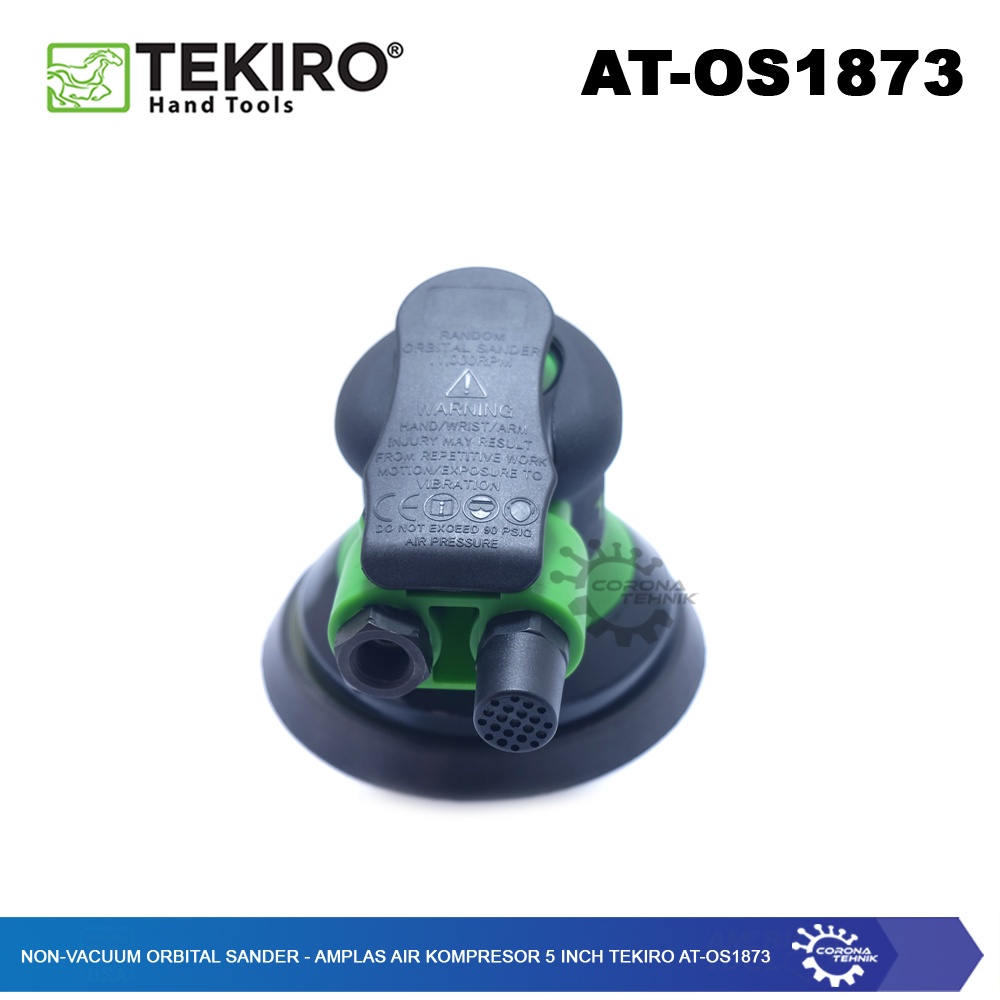 Tekiro AT-OS187 - Non-Vacuum Orbital Sander Amplas Tenaga Angin 5 Inch