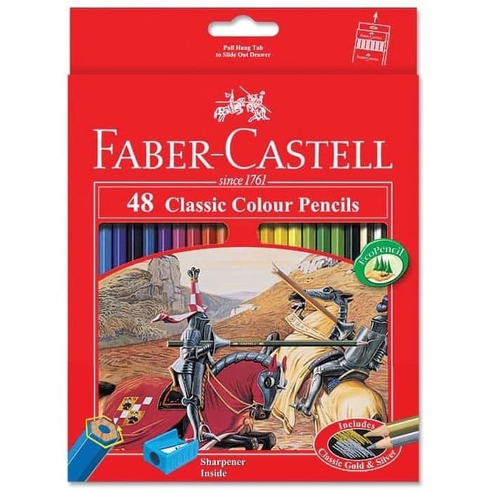 

Pensil Warna Faber Warna Classic 48 Warna