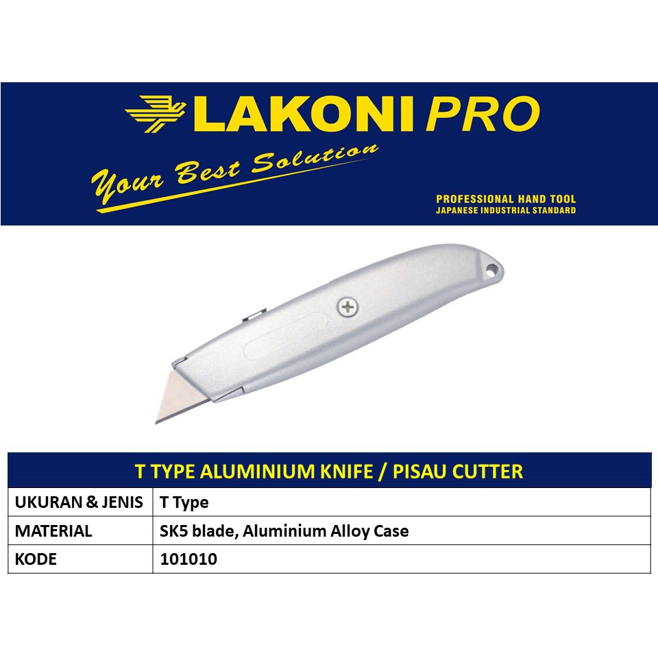 LakoniPro / Jetjotools 101010 Pisau Alumunium T-Type LAKONI PRO