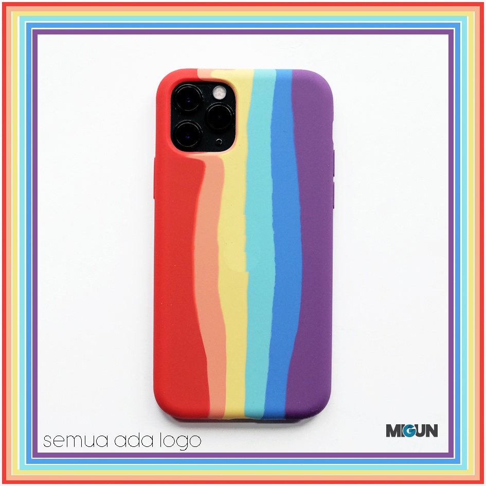 {FULL COVER} Rainbow Original Silicone - IPhone 6/6s 7/8 7+/8+ X/XS XR XSMAX 11 11PRO 11PROMAX