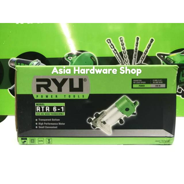 RYU Mesin Router Trimmer RTR 6-1 Mesin Profil Wood Ryu