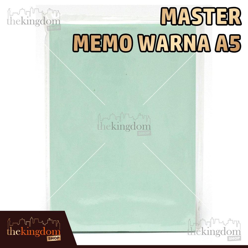 

Master Memo Warna A5 / Kertas / Notes