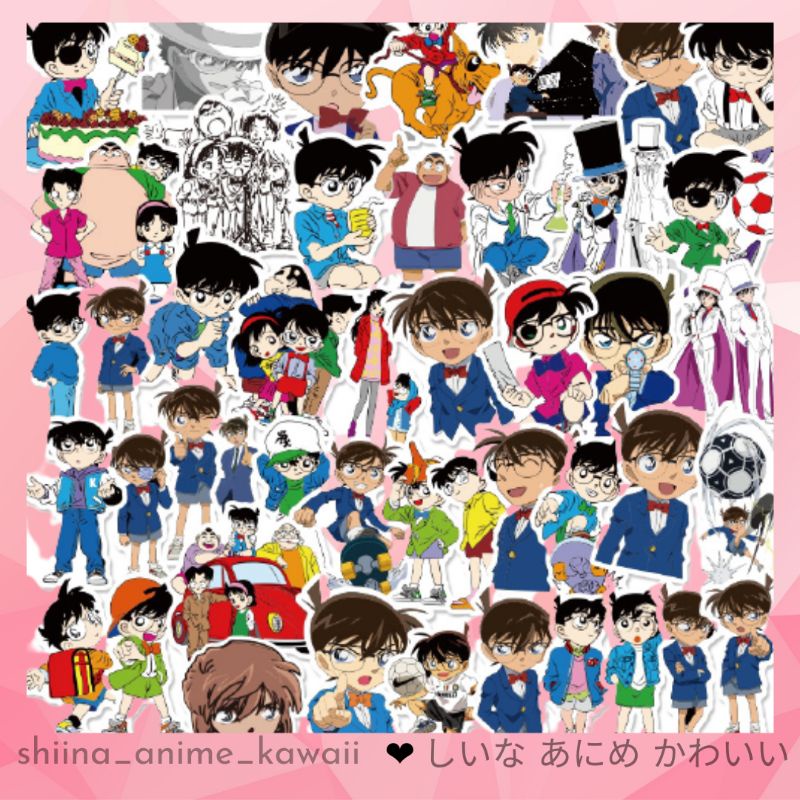 Jual 20 Pcs STIKER STICKER ANIME KARTUN DETECTIVE CONAN ANTI AIR ...