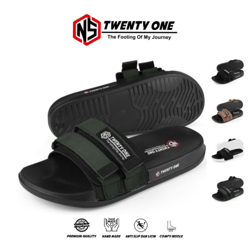 sandal slide pria casual army sandal distro Bandung keren anti air full karet original