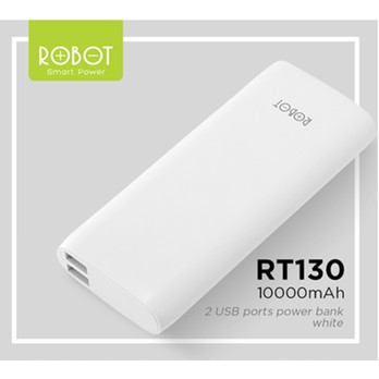 Power bank Robot 10.000mAh RT-130 LED real capacity 2 USB ports