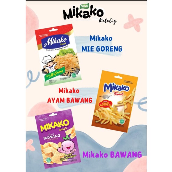 Mikako Snack Aneka Rasa 20 gr X 10 Pcs# Snack Viral# Best Seller # Diskon 15%