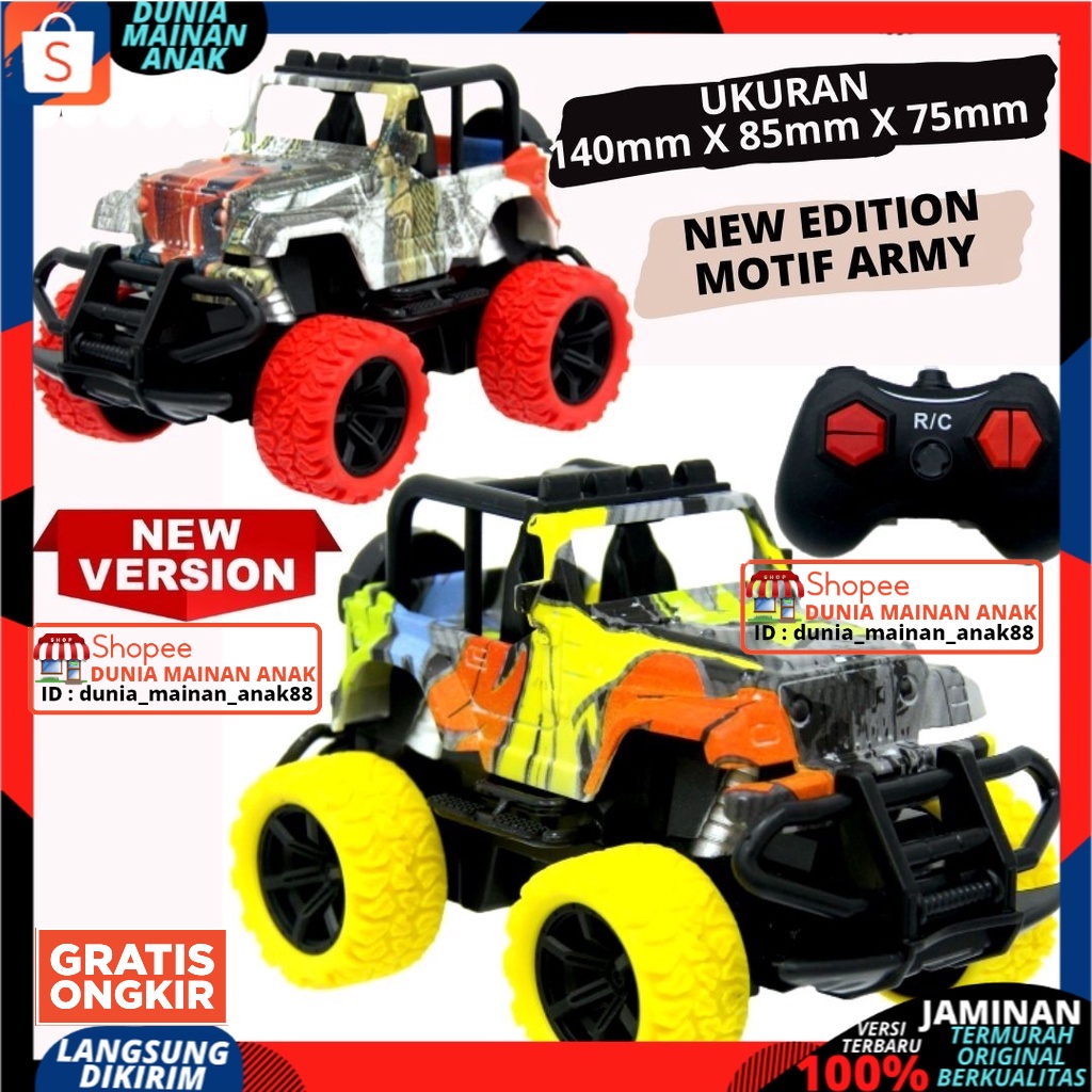 Mainan Mobil Remot Kontrol / RC Rock Crawler Mobil Remote Kontrol Jeep Off Road Mini Climber Car