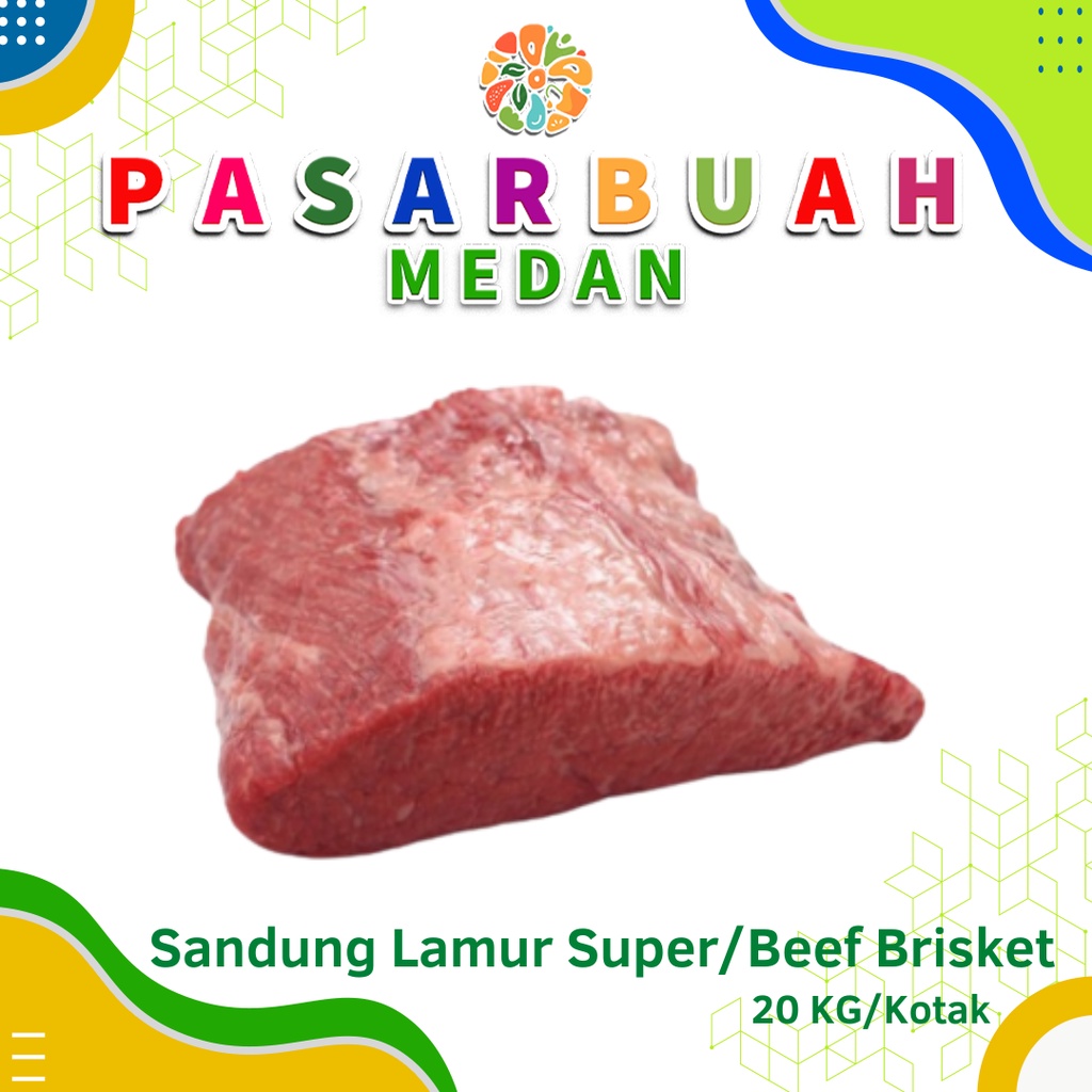 

Distributor SANDUNG LAMUR SUPER / DAGING BRISKET / BEEF BRISKET / BEEF SLICE / 20 KG PERKOTAK - Pasar Buah Medan