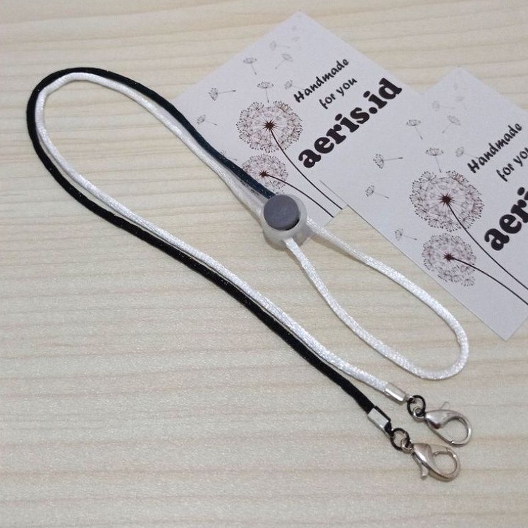 Strap Masker Nama / Strap Masker 2 in 1 [MONOCHROME]