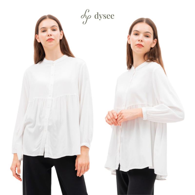 DYSEE - GHEA SHIRT | KEMEJA RAYOON TWILL | ATASAN WANITA