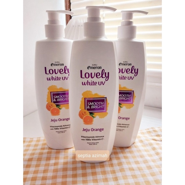 Handbody Emeron Lovely White UV 500ml