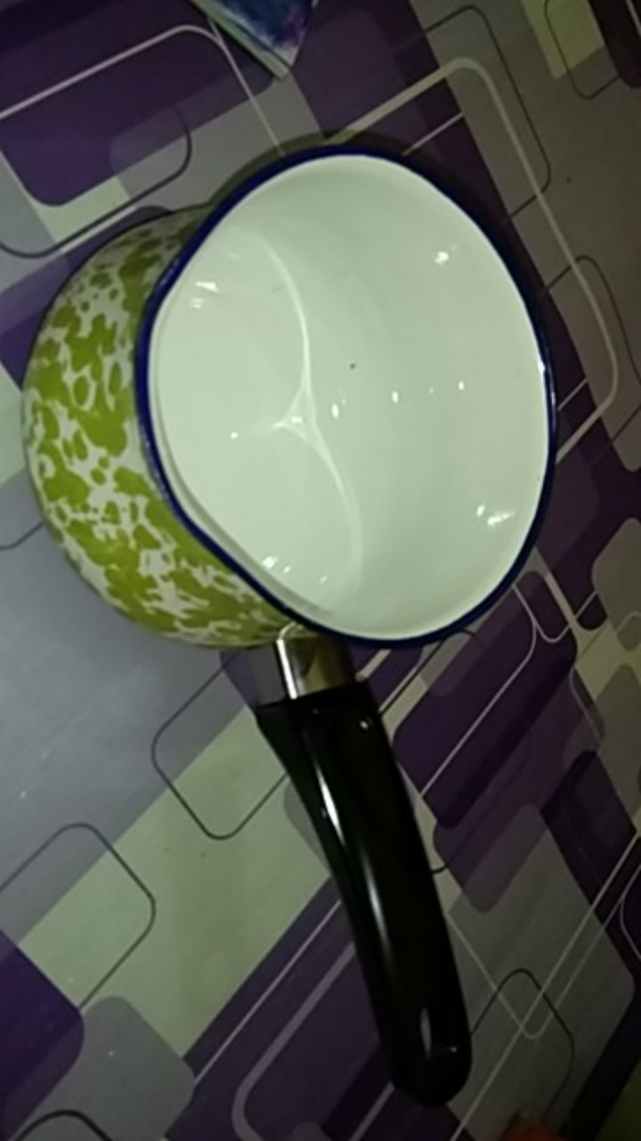 Kedaung Swirl Panci Susu / Milk Pan Green Denby 13 Cm 710 Ml