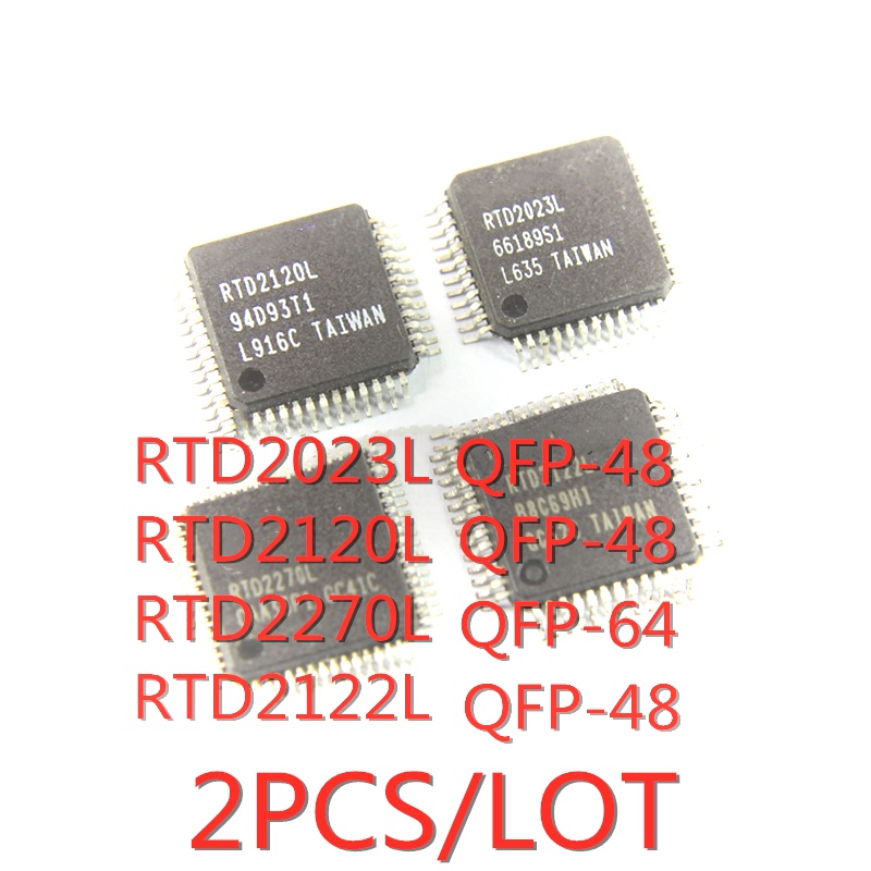 [xqx] 2pcs/lot RTD2023L RTD2120L RTD2270L RTD2122L QFP-48 QFP-64 SMD LCD driver board chip Baru Dalam Stok Kualitas Bagus