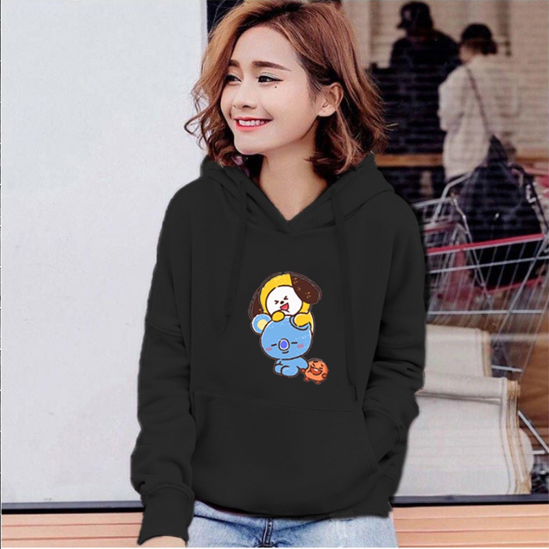 Lilipop.id Sweater Wanita Bts Chimmy Hoodie Jumper Outwear