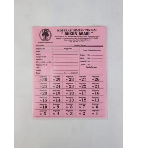 

[PRODUK GRFGZ] Promise buku angsuran koperasipraktis tinggal sobek ga perlu ribet catat isi 50 lembar bisa ganti nama sesuai keinginan langsung tulis aja di catatan 0EW