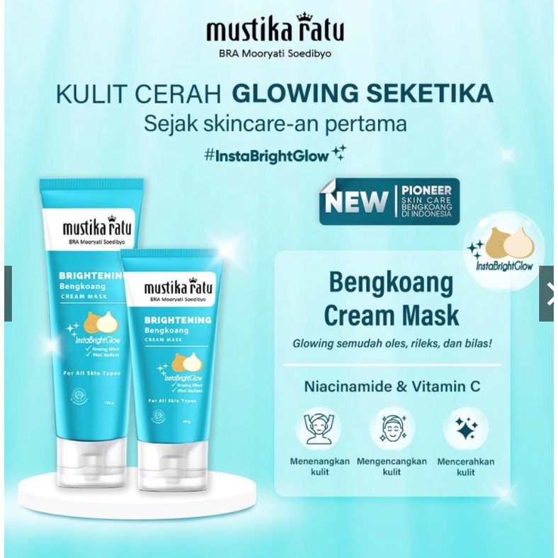 Mustika Ratu Brightening Bengkoang Cream Mask 60 gr