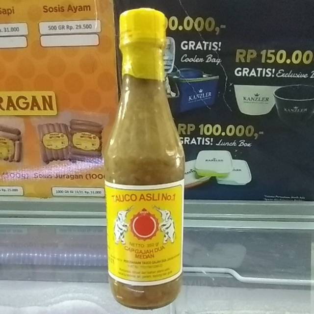 

Taucho asli cap gajah dua Medan 350 gr