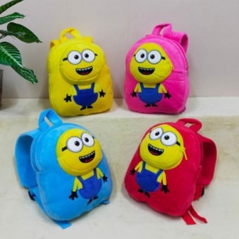 Ransel Minion New Size M/tas anak Lucu/bagpack minion/Ransel Anak/Kado Tas Anak/Tas Boneka