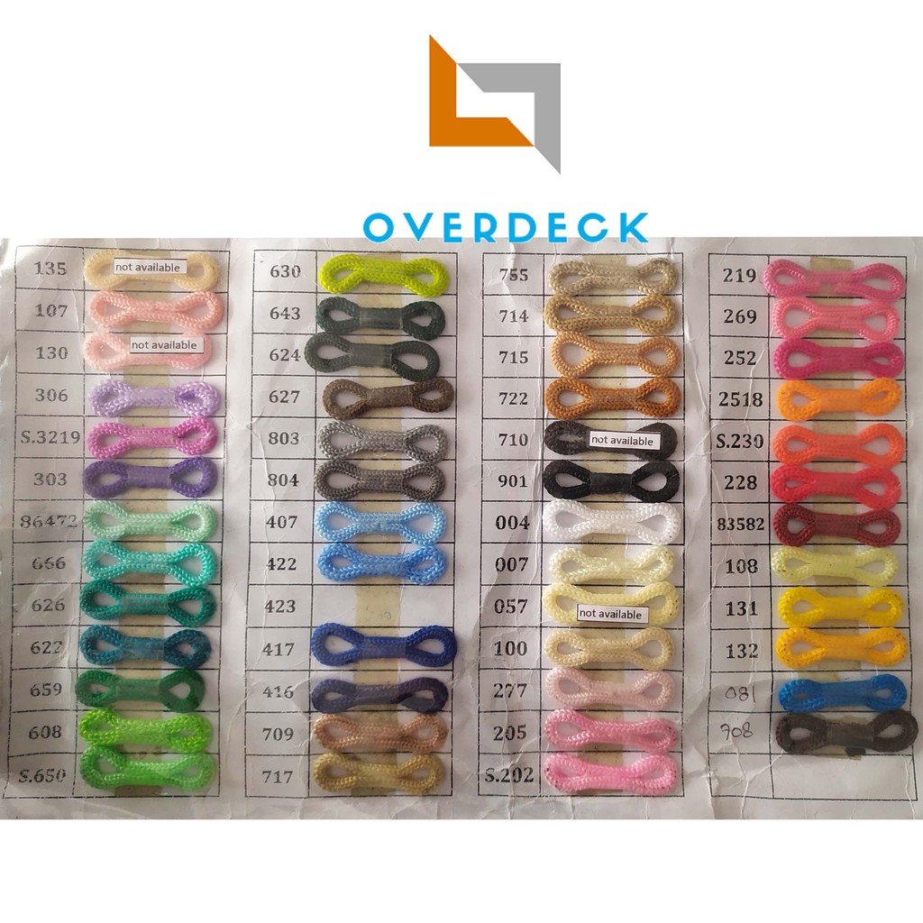 22 METER TALI KUR 3 MM WARNA COKLAT - FD WARNA 755