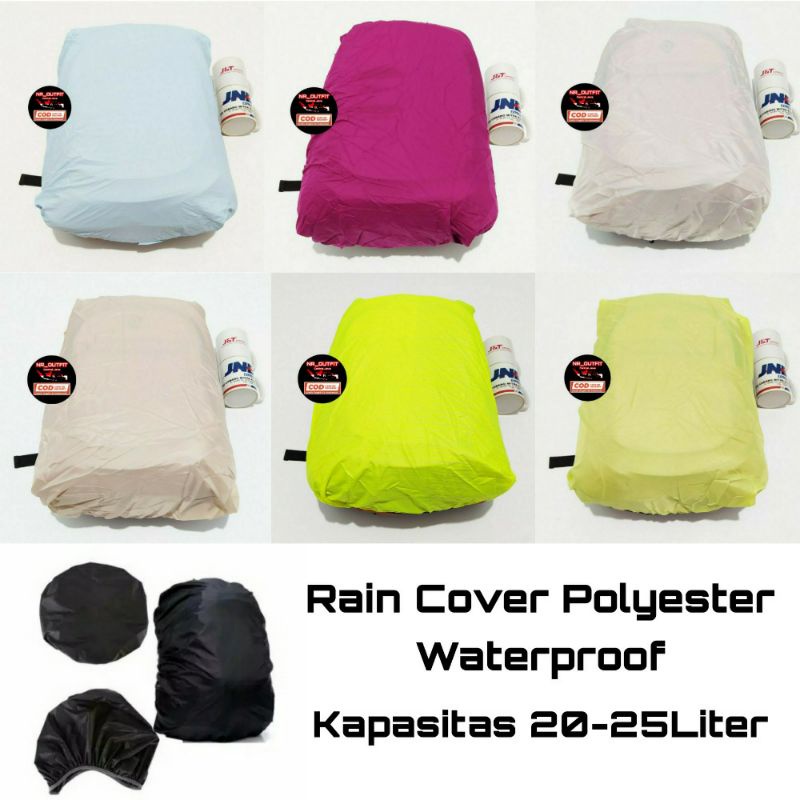 Rain Cover Bag Pelindung Tas Ransel Punggung Raincoat 20-30Liter NR_Outfit Official COD