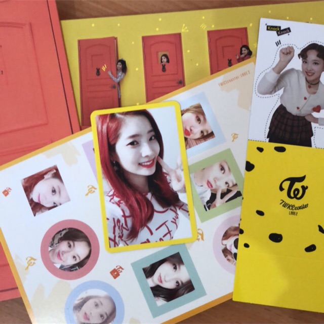 TWICE - Twicecoaster lane : 2 ( Yellow Ver ) TCL2 DAHYUN Photocard,  NAYEON STANDEE Knock Knock