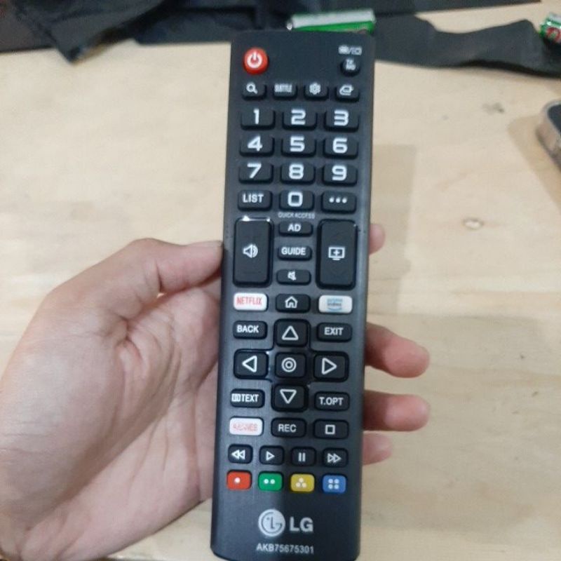 REMOTE REMOT TV LED LG MOVIES AKB75675301 ORIGINAL