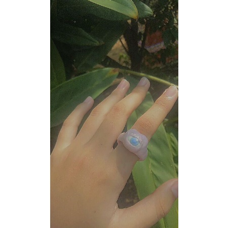 Clay rings | Angel eye clay rings | Handmade rings | y2k rings