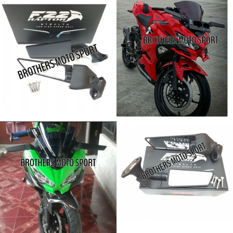 spion winglet ninja 250fi spion stealth ninja 250 karbu ninja 250 new
