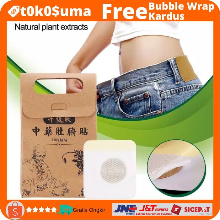 Pelangsing Badan Perut Ampuh [1 Box Isi 10 PCS] Penurun Berat Badan - Diet Detox Slimming Pro - Herb