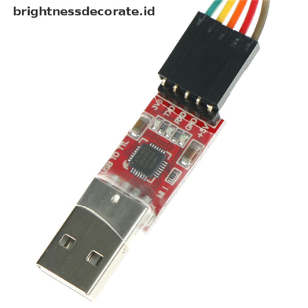 1pc Cp2102 Modul Konverter Usb Ke Ttl Serial Uart Stc Download