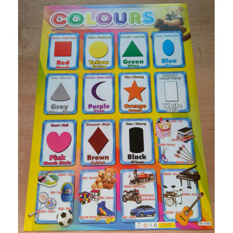 

POSTER MENGENAL COLOUR/WARNA