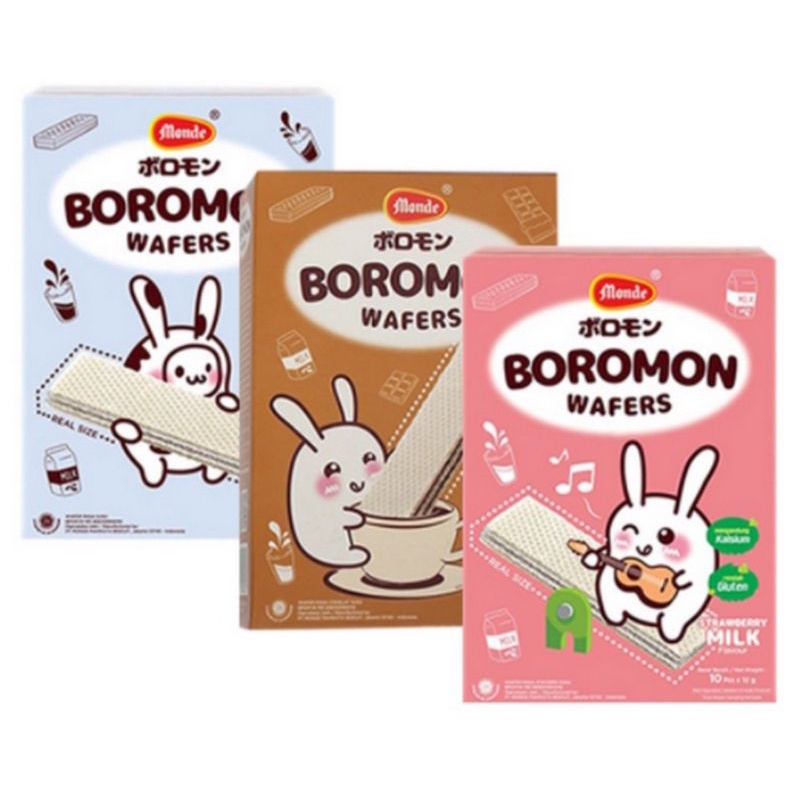 Monde Boromon Cookies Boromon Wafer Potato Boro MPASI Biskuit Bayi