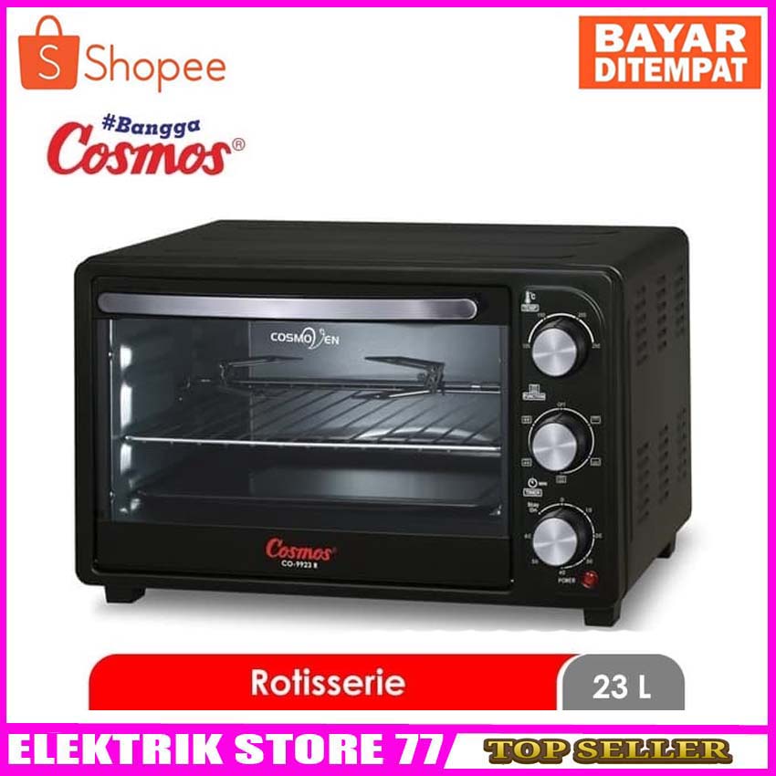 Cosmos CO 9923R – Oven Rotisseries Stainless 23 Liter 800 Watt - BERKUALITAS