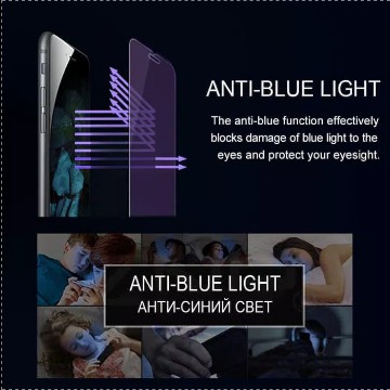 ANTI BLUE LIGHT Tempered Glass Oppo A83 5.7 inchi Screen Guard Eye Protection 2.5D 9H 0.3mm Anti Gor