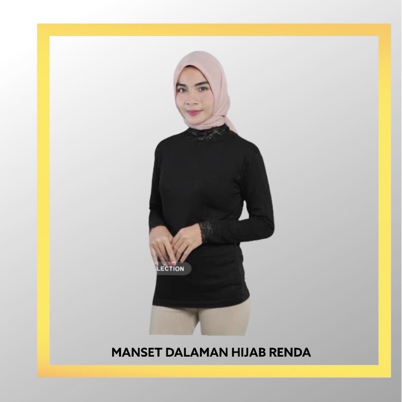 MANSET HIJAB / MANSET DALAMAN HIJAB / MANSET RENDA / HIJAB WANITA