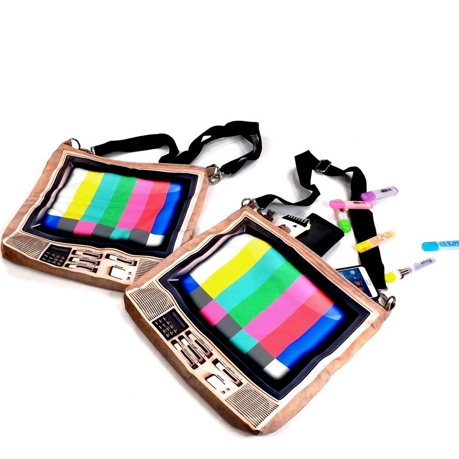 Tas Bahu Shoulder Bag Vintage TV Kuno Zaman Dulu Jadul