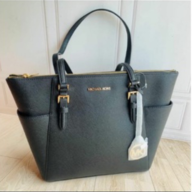 MK charlotte tote black