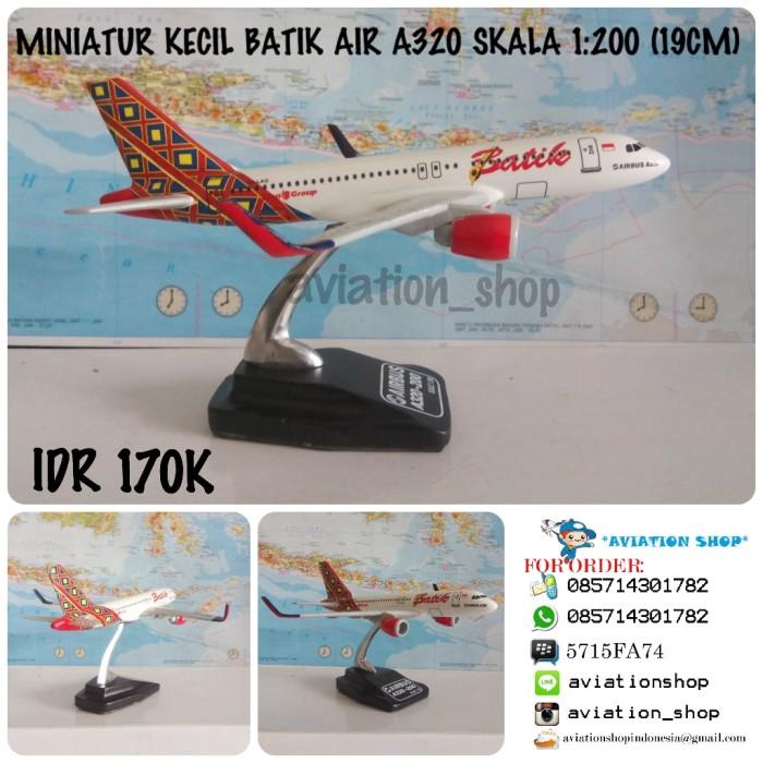 Diecast | Miniatur Pesawat Airbus A320 Skala 1:200 (18Cm) Citilink , Batik Air ,