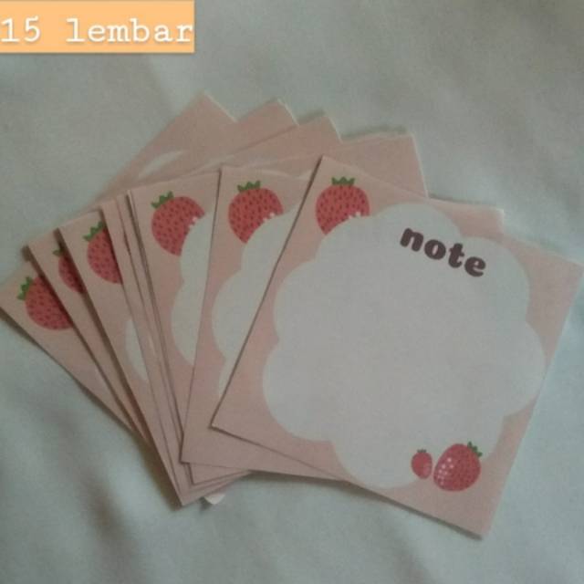 

MEMO PAD PRINT LUCU HANDMADE "Nayyjournal" MURAH