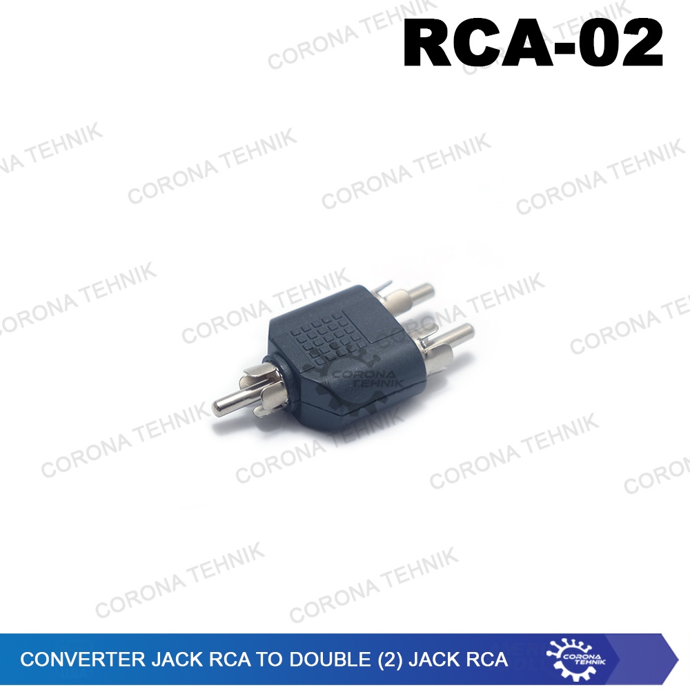 Jack RCA Male Converter Double