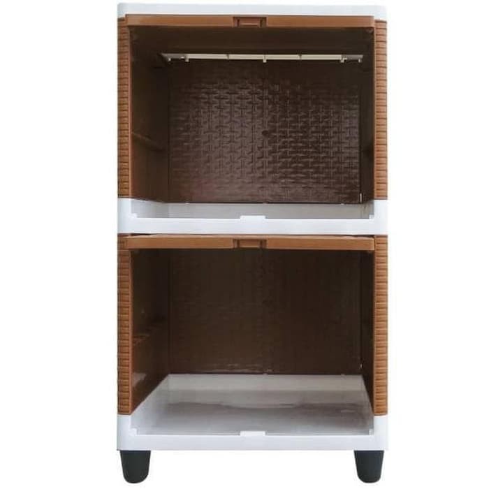 Termurah Club Flip Cabinet Susun 2 Lemari Plastik Cabinet Plastik