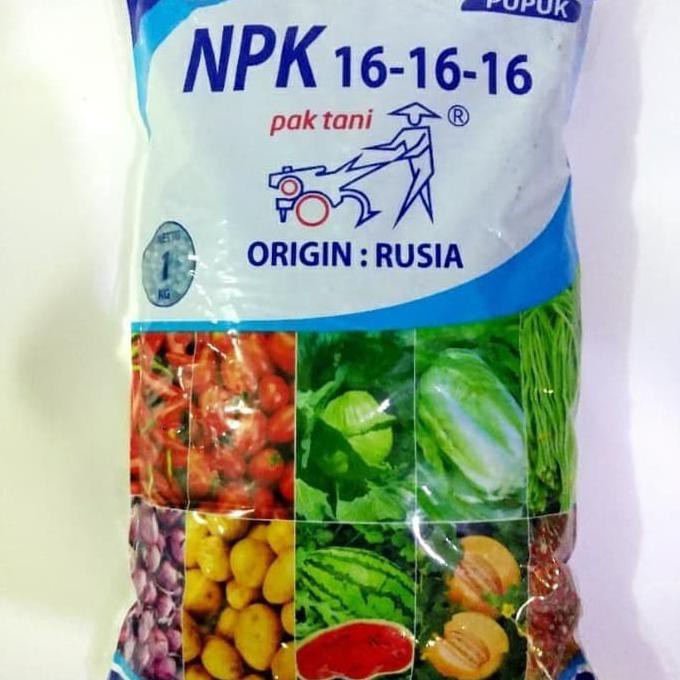 Pupuk Npk Pak Tani Rusia Original - Pupuk Npk 16-16-16 Rusia - 10Kg