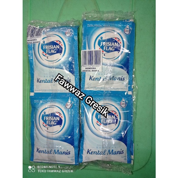 Bendera Putih / Frisian Flag Susu Kental Manis SKM Sachet 6x40 gr